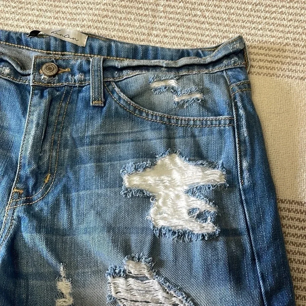 KANCAN Distressed Denim Shorts